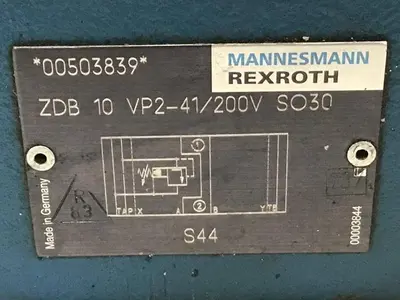 USED REXROTH ZDB 10 VP2-41/200V S030