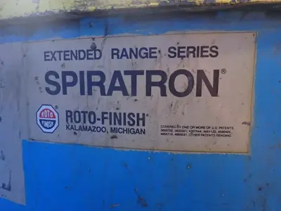 Roto Finish 60" Spiratron/vibratory Finihsing Bowl