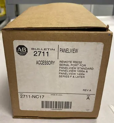 New | in-Stock ALLEN-BRADLEY 2711-NC17 Automation Control (HMI) | Surplus Asset Holdings #1226412