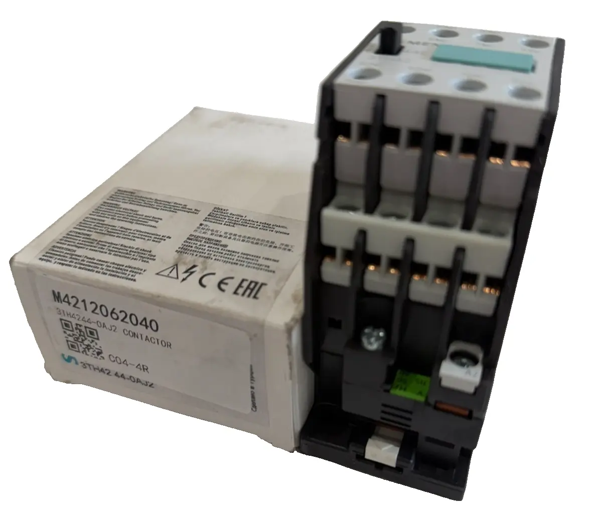 NEW SIEMENS 3TH42440A CONTACTOR 240 VOLTS 3TH4244-0AJ2