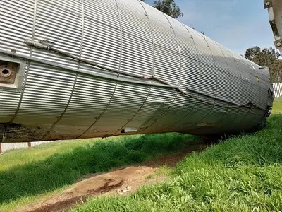 Tank, 11,500 Gallon, Stainless steel, Insulated, 9' x 25' #S744216