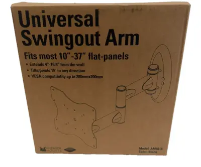 NEW PREMIER MOUNTS AM50-B UNIVERSAL SWINGOUT ARM AM50-B AM50B