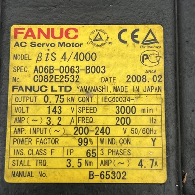 Used FANUC A06B-0063-B003 Misc Industrial Equipment California US | Davliegogo LLC #1729780