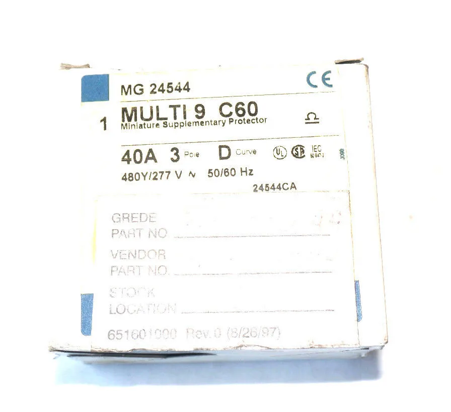 NEW MERLIN GERIN MG24544 CIRCUIT BREAKER