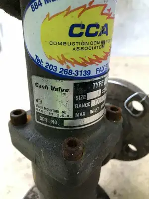 Cash Valve K10 1″ Bronze Back Pressure Relief Valve 100-300PSI Rng. 250PSI Set