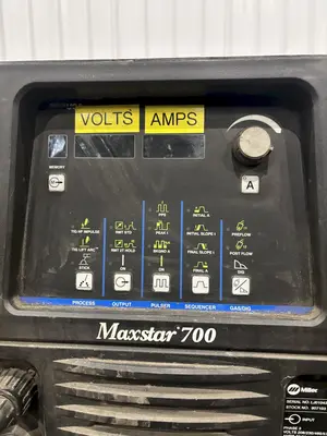 MILLER MAXSTAR 700 TIG WELDER: STOCK #22594