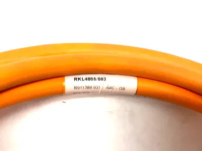 USED BOSCH REXROTH SERVO ENCODER POWER CABLE 3M LENGTH