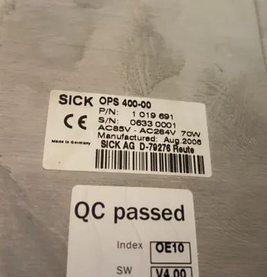 USED SICK STANDARD DENSITY OMNI PORTAL SCANNER 1019691