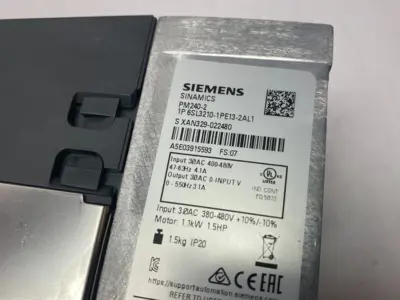 USED SIEMENS SINAMICS POWER MODULE 3 AC PHASE PM240-2