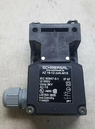 Used SCHMERSAL AZ 16-12ZVRK-M16 Relays & Switches Michigan US | ND Industrial Surplus #1208193
