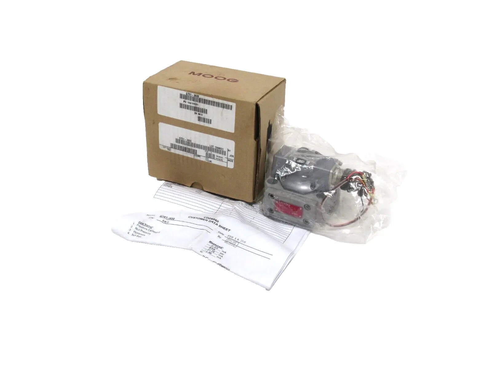 NEW MOOG G761-3600 SERVO VALVE G7613600