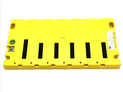 USED FANUC 5-SLOT HORIZONTAL I/O BASE UNIT MODEL A CNC RACK A03B-0819-C002