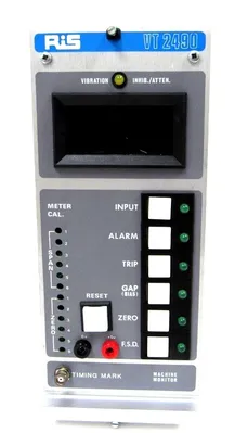 USED RIS VT-2491 VIBRATION MONITOR VT-2491-2-R-X-E-CC VT2491 VT-2490