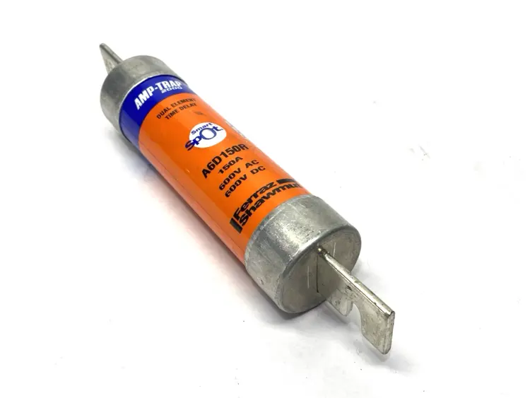 Used FERRAZ SHAWMUT AMP-TRAP DUAL ELEMENT TIME DELAY FUSE CLASS RK1 600V 150A Fuses Michigan US | Maverick Industrial Sales #1089856
