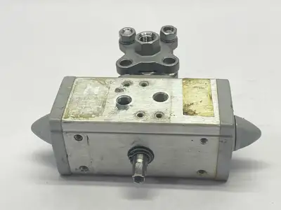 VZBA-1/4"-GG-63-T-22-F0304-V4V4T-PP15-R-90-C, 1809651 | Festo VZBA-1/4"-GG-63-T-22-F0304-V4V4T-PP15-R-90-C Ball Actuator Unit 1809651 - Used