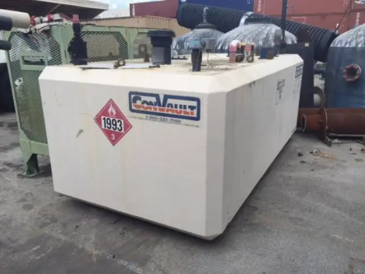 Used CONVAULT 500 GALLON ABOVE GROUND FUEL TANK Stationary Fuel Tanks Florida US | USA Transequipment #1542500