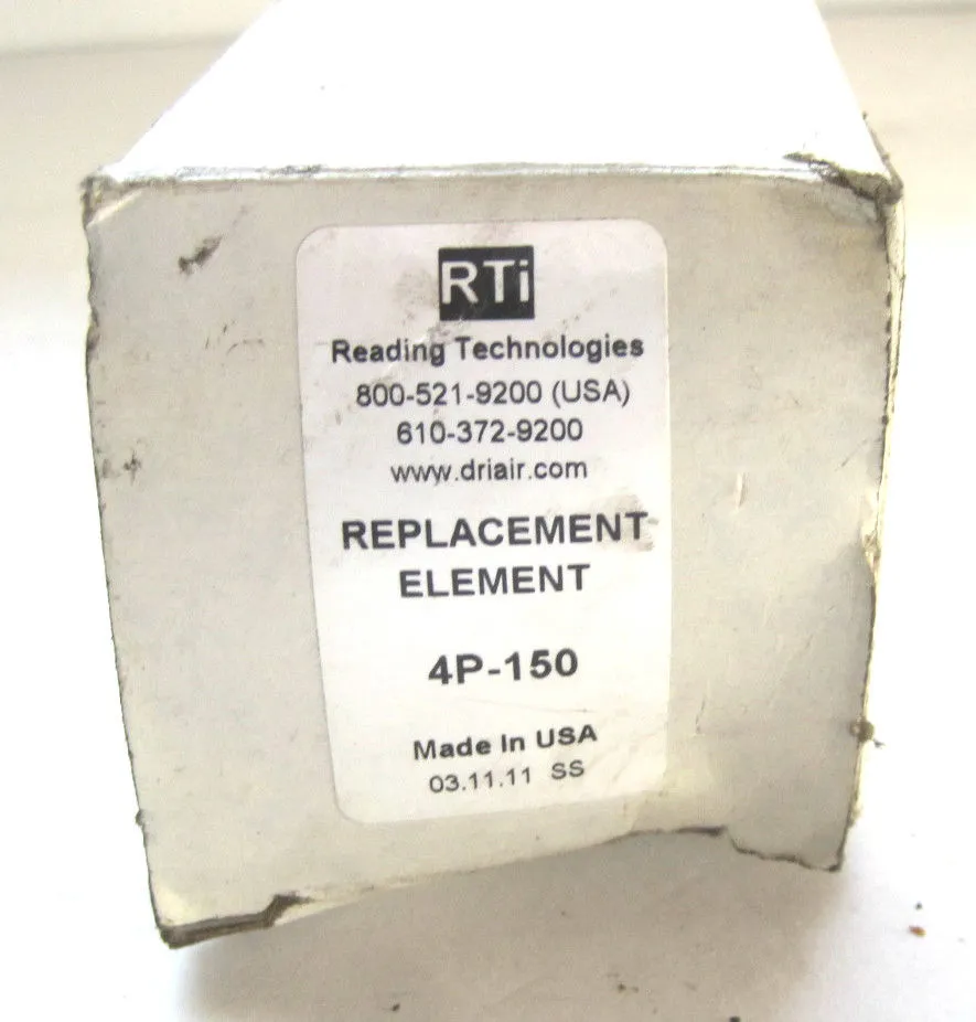 NEW READING TECHNOLOGIES 4P-150 REPLACEMENT ELEMENT 4P150