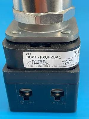 A / B 800T-FXQH2BA1 SELECTOR SWITCH SER. U 800TFXQH2BA1 NEW, SURPLUS