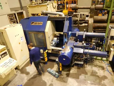 USED SMFI INTER HYDRO CNC FRICTION WELDING LATHE
