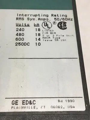 USED GE TED136100 / DISCONNECT