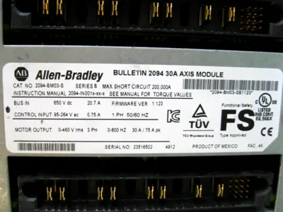 USED Allen-Bradley 2094-BM03-S