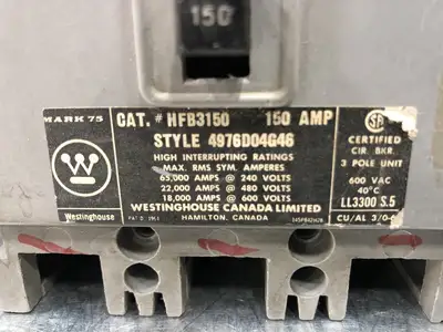 USED WESTINGHOUSE HFB3150