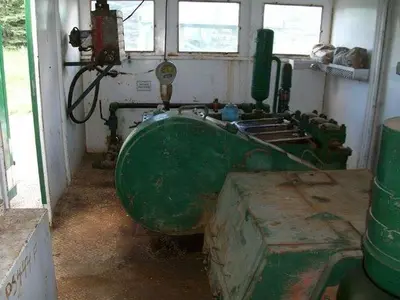 USED GARDNER DENVER TEE 4X5 TRIPLEX MUD PUMP PACKAGE
