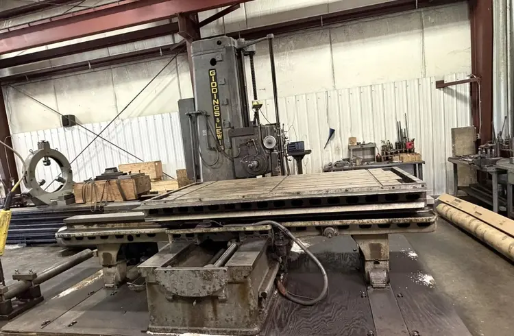 Used GIDDINGS & LEWIS 340-T Horizontal Table Type Boring Mills Ohio US | G-2000, Inc. #1323205