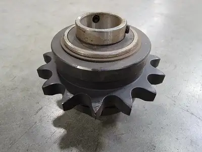 Idler Roller Chain Sprocket 80C15107IA, Size 80, 15 Teeth w/ ER23 Bearing