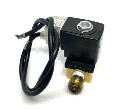 USED BURKERT DIRECT ACTING 2/2-WAY PLUNGER VALVE NPT 1/4 145PSI