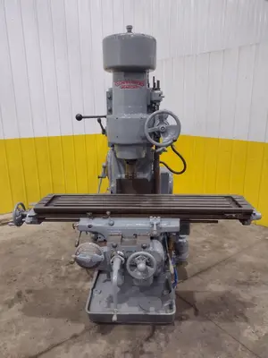 #3 KEARNEY & TRECKER MILWAUKEE MODEL #3 VERTICAL MILLING MACHINE 64" x 13" x 10 HP: YOBRO #24458