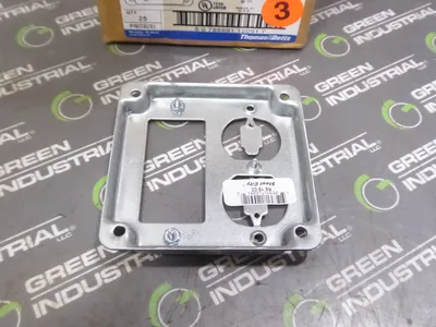 Lot of 25 Thomas & Betts RS19CC Duplex Receptacle / GFCI Cover 4" Square New NIB
