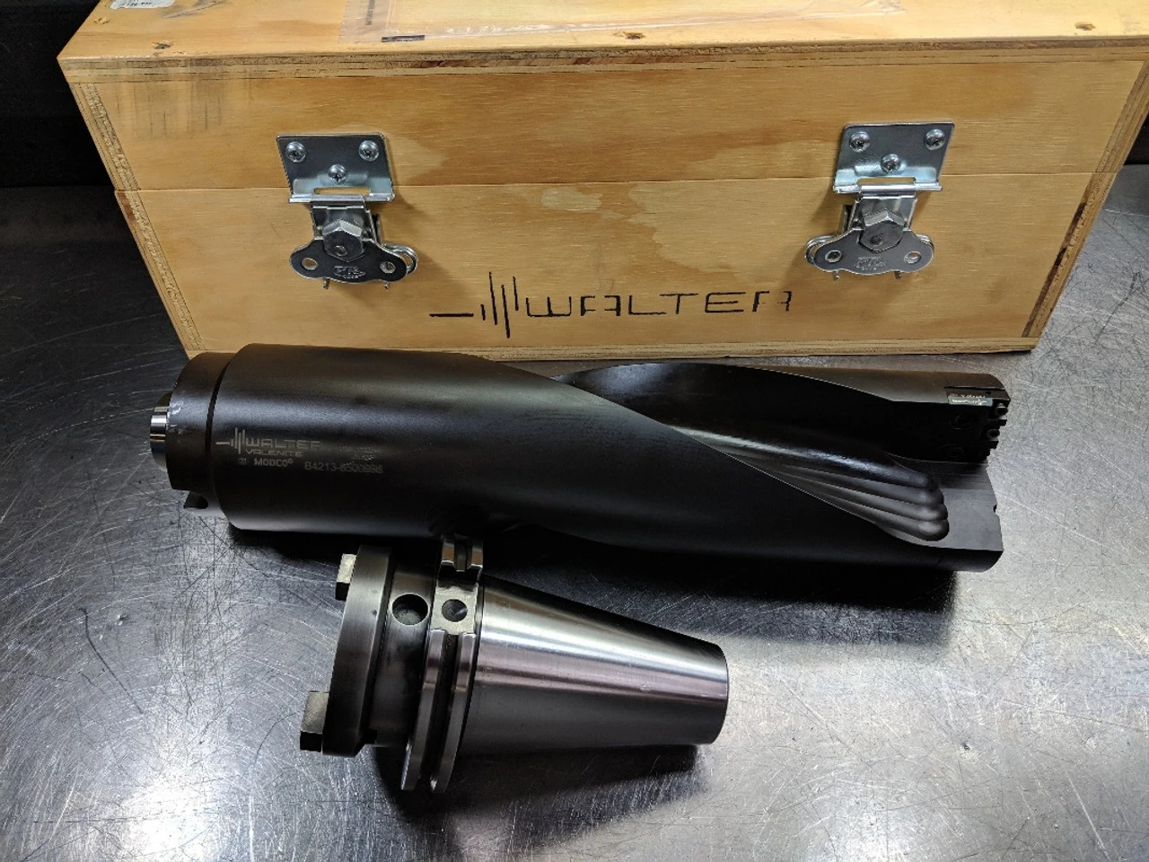 Walter 92mm Indexable Deep Hole Drill w/ CAT50 B4213-6500998 (LOC2518A)