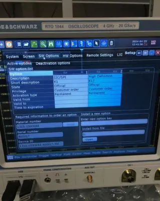 USED ROHDE & SCHWARZ RTO1044