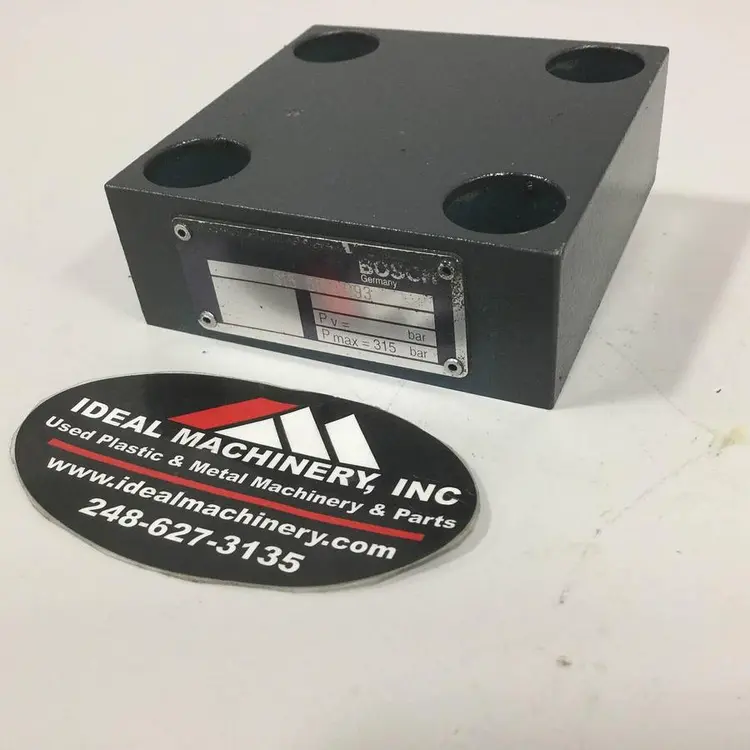 Used BOSCH 1 815 500 293 Valves/Fittings Michigan US | Ideal Machinery #690716