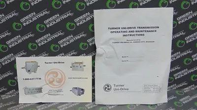 Turner 10M2-31 RF Uni-Drive Two Speed Gearbox 1.8:1 and 1:1 Ratio Used