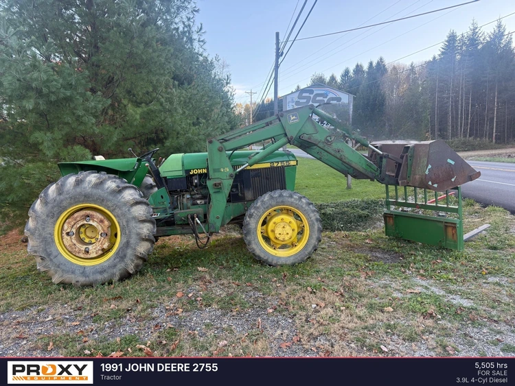 Used 1991 JOHN DEERE 2755 Tractors & Trailers Pennsylvania US | Proxy Equipment #1663916