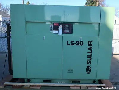 Used SULLAIR LS20-100 A Rotary Screw & Sliding Vane Air Compressors Illinois US | Aaron Equipment #1515482