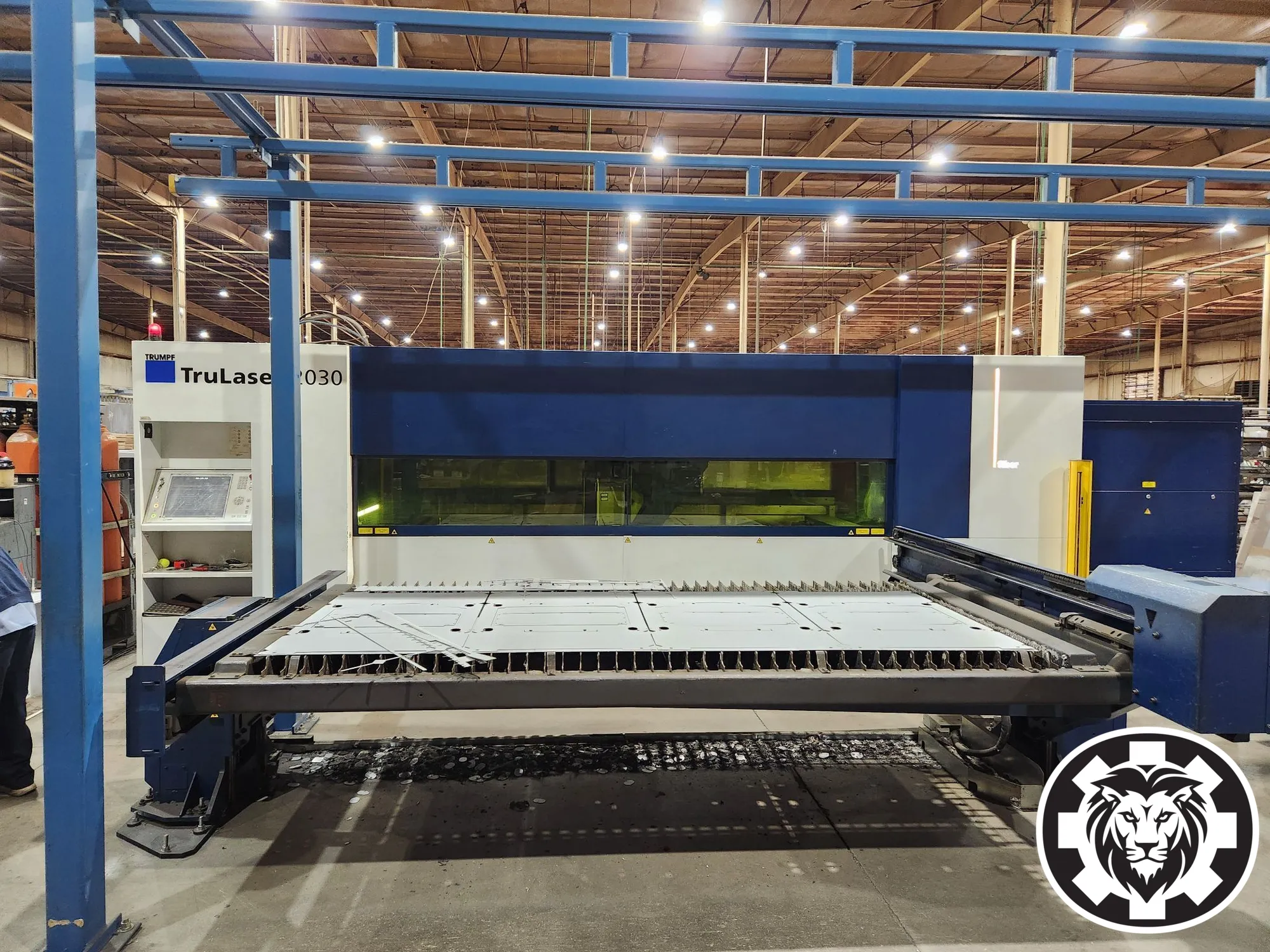 4000 Watt Trumpf TruLaser 2030 Fiber Laser, 2018 - Gantry System Included!