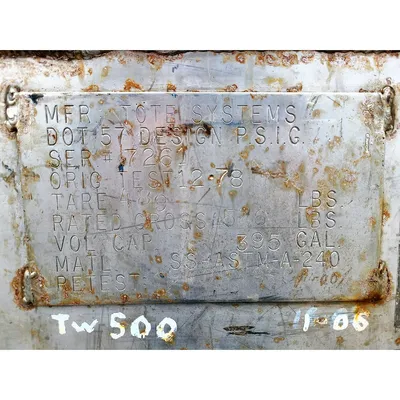 Used 395 Gallon Stainless Steel IBC Liquid Tote Bin