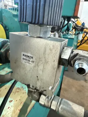5,000 PSI HYDRAULIC PUMP UNIT W/ RELIANCE MOTOR. STOCK # 1003425.
