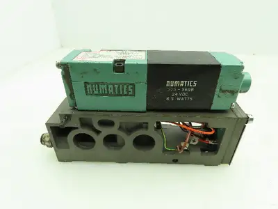 Numatics 082SA415M046P61 Single Acting Solenoid Valve 225-369 24 VDC 6.3W