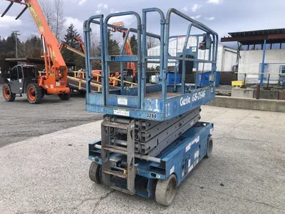 Used 2007 GENIE GS-2646 ELECTRIC SCISSOR LIFT Scissor Lifters Alberta CA | Adcock Equipment #1418068