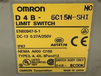 USED OMRON D4B-6C15N-SHI