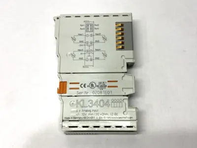 USED BECKHOFF ANALOG INPUT BUS TERMINAL 4-CHANNEL