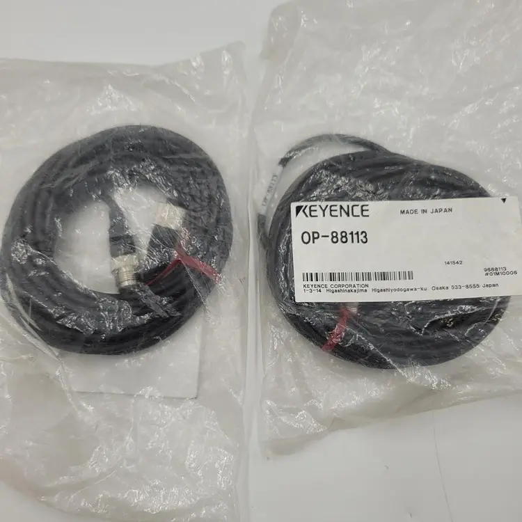 New | in-Stock KEYENCE KEYENCE OP-88113 M12 CABLE: 5M *NEW IN OEM PACKAGING* Cable & Wire | ND Industrial Surplus #1217514