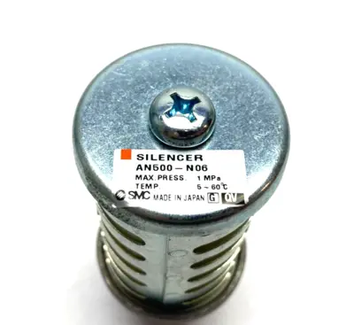 New | in-Stock SMC Pneumatic Silencer 3/4" NPT Metal Body Muffler Equipment Michigan US | Maverick Industrial Sales #1391335