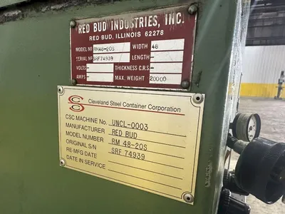 Used RED BUD RM4820S Cut To Length Lines Ohio US | HGR 24 #727673