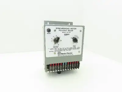 Basler PRP320 Electric Synchronous Motor Pull-out Relay 120/208/240/480V 6VA