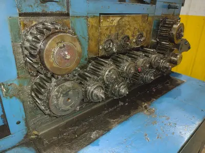 24" COOPER WEYMOUTH 7 ROLL MOTORIZED POWERED COIL STRIP STRAIGHTENER: STOCK #23702